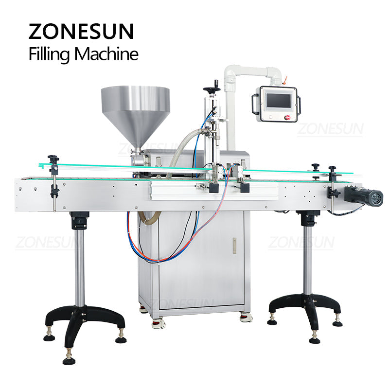 ZONESUN ZS-VTRP1A Automatic Servo Motor Rotor Pump Paste/Viscous Liquid Filling Machine