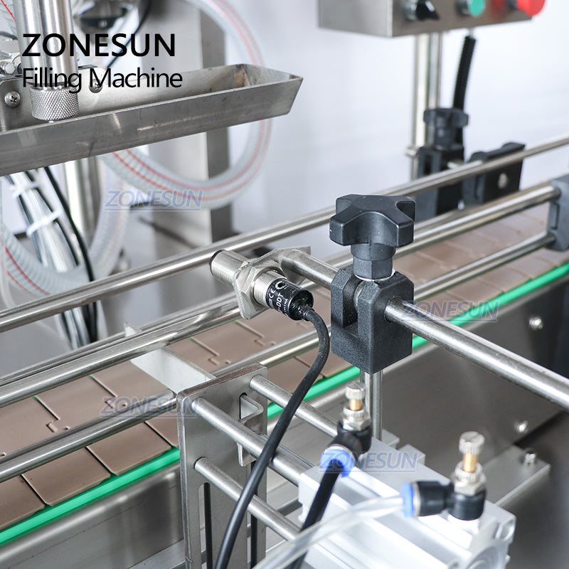 ZONESUN ZS-YT6T-6P Pasta pneumática/máquina de enchimento de bomba de pistão para líquido viscoso