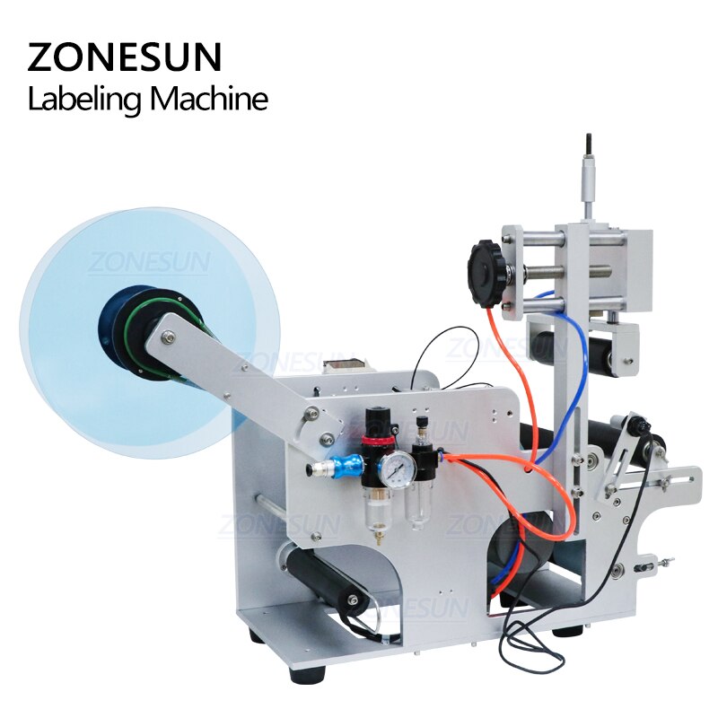 ZONESUN ZS-TB80 Semi-automatic Round Bottle Labeling Machine