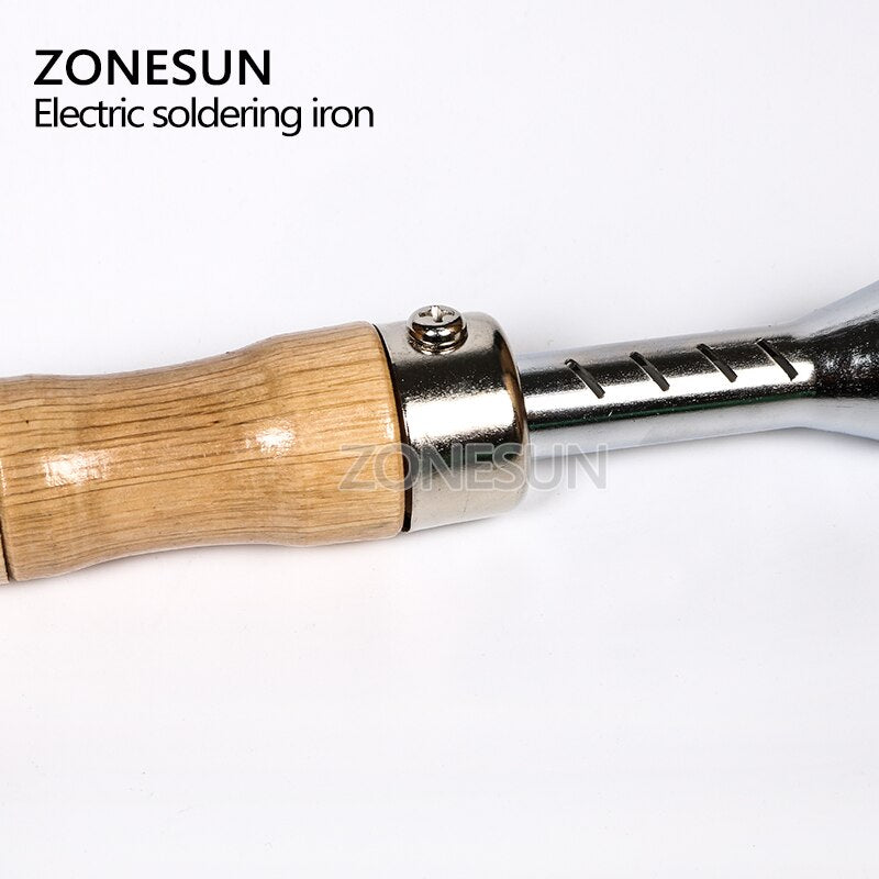 ZONESUN Hand-held Soldering Iron Stamping Machine
