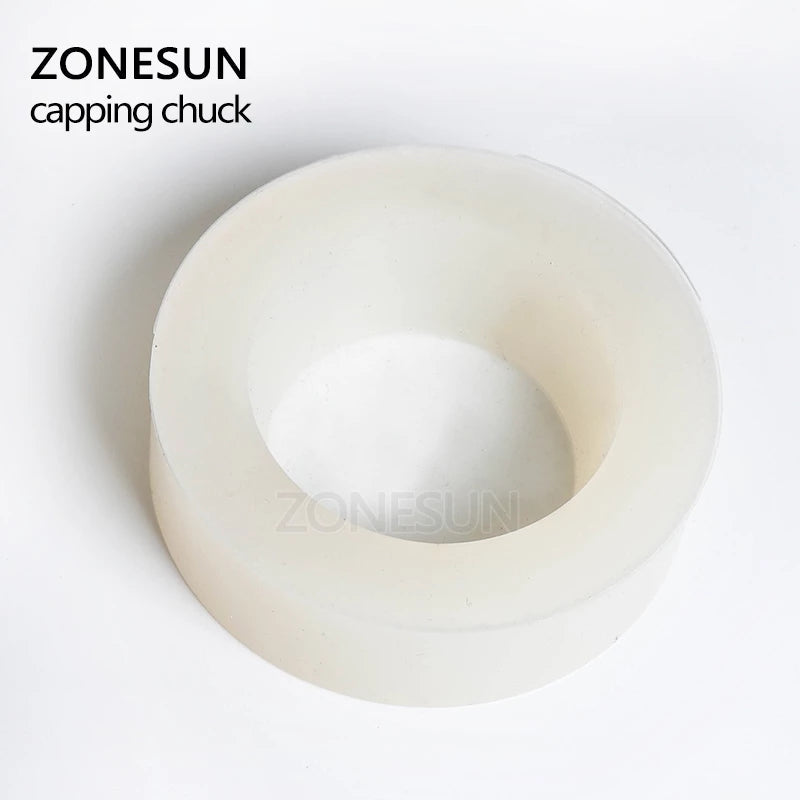 ZONESUN Capping Chuck Rubber Mat 28-32mm 38mm With Security Ring For Capping MACHINE