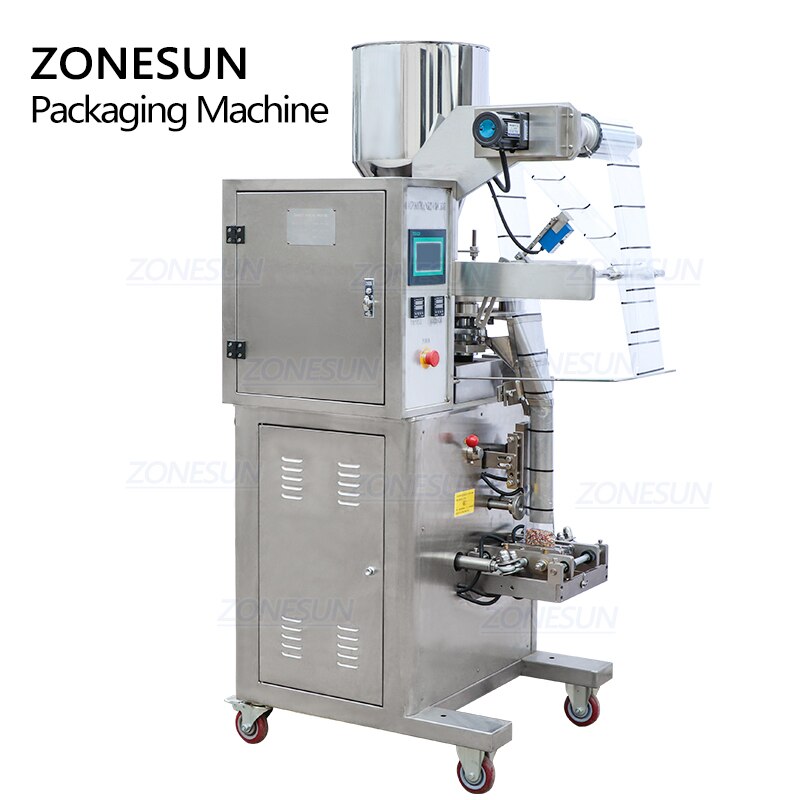 ZONESUN ZS-K100 Automatic Granule Filling Sealing Machine With Date Printer