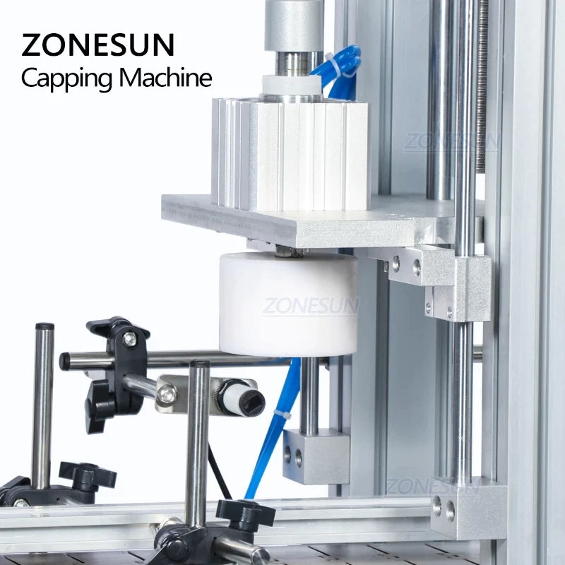 ZONESUN ZS-XG1870D Custom Size Pneumatic Automatic Cap Pressing Machine