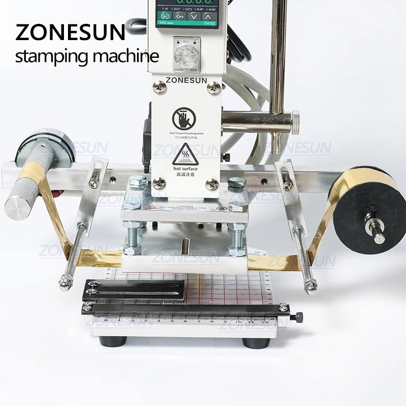 ZONESUN ZS-90E Manual Metal Hot Foil Stamping Machine