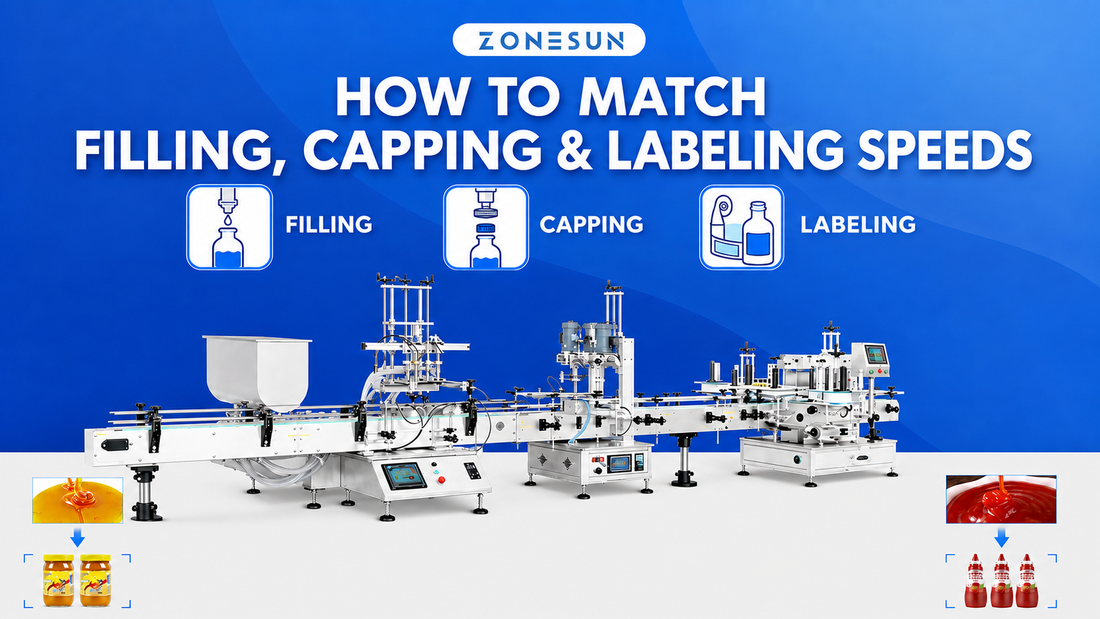 How to Match Filling, Capping and Labeling Speeds 