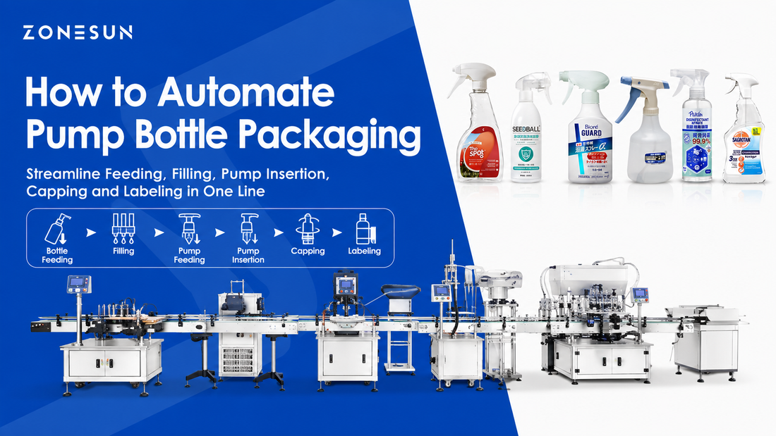 How to Automate Pump Bottle Packaging | ZONESUN