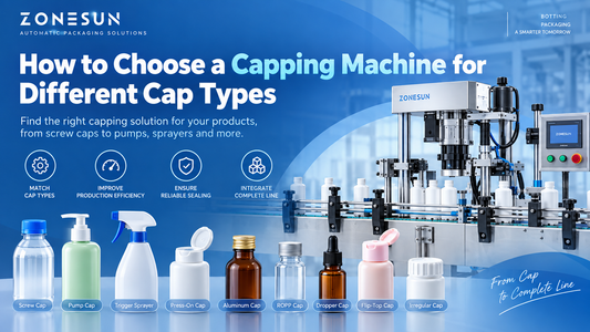 How to Choose a Capping Machine for Different Cap Types