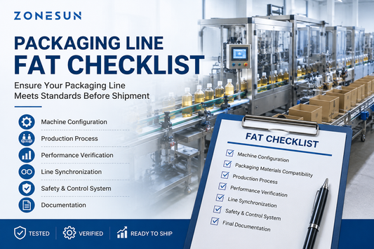 Packaging Line FAT Checklist: What to Check Before Shipment