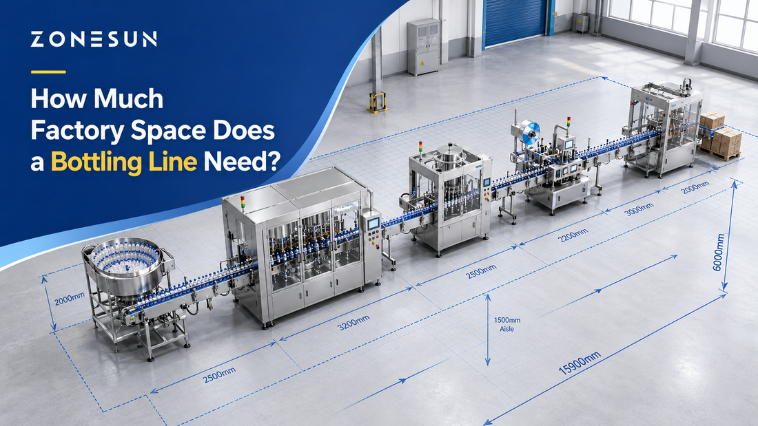 How Much Space Does a Bottling Line Need? | ZONESUN