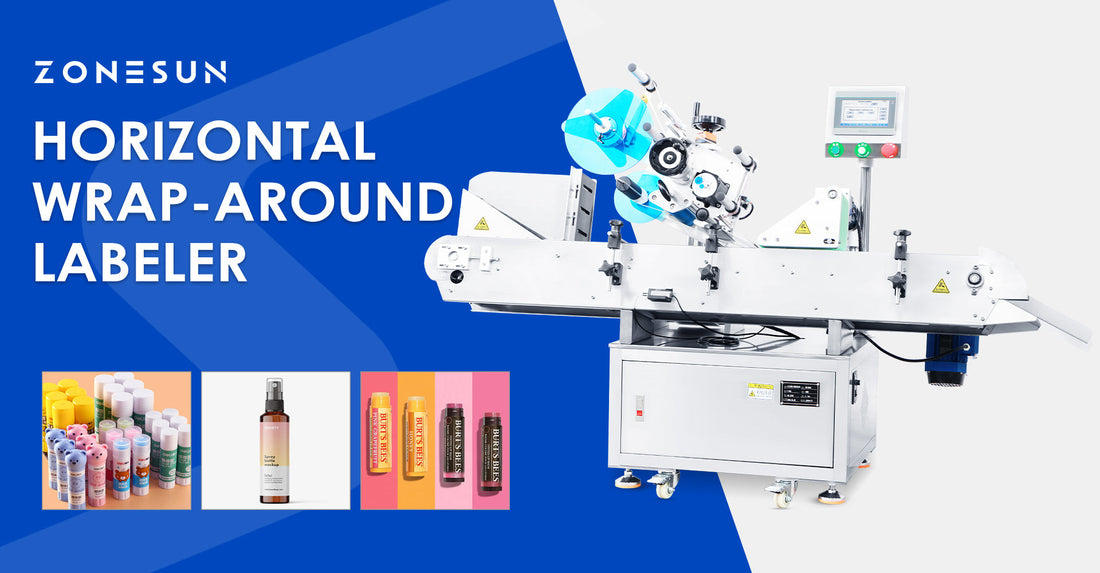Horizontal Small Round Bottle Labeling Machine
