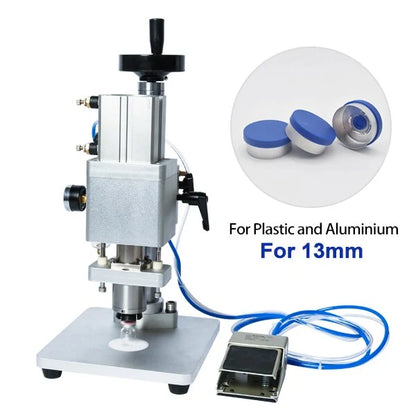 ZONESUN ZS-YG08B 13/20mm Pneumatic Aluminum Plastic Penicillin Capping Machine