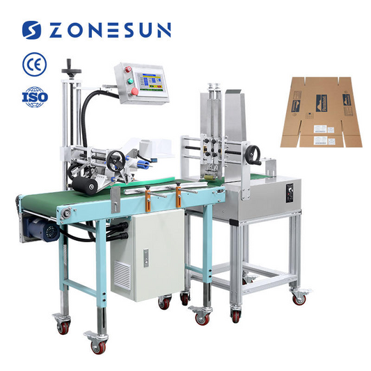 ZONESUN ZS-TB160P Automatic Flat Surface Labeling Machine with Stack Feeder