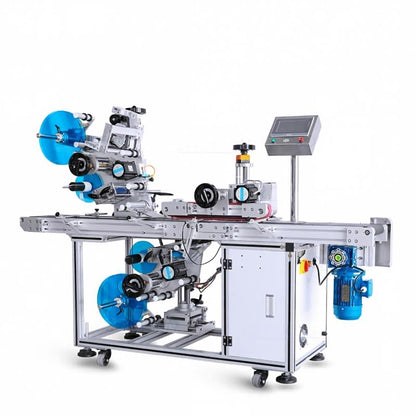 ZONESUN ZS-TB602 Automatic Flat Surface Labeling Machine Top and Bottom Label Applicator