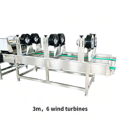Rapid Cool: ZONESUN ZS-CT5 Industrial Air-Cooling Mesh Belt Conveyor for Roasted Nuts & Fried Foods