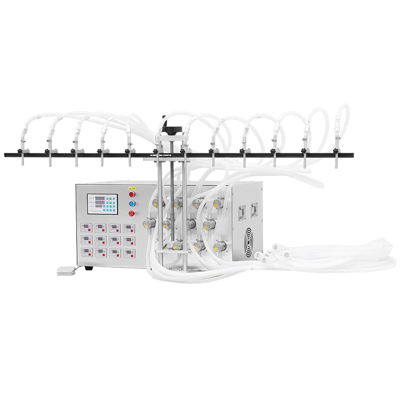 ZONESUN ZS-MPYT12P 12-Head Magnetic Pump Liquid Filling Machine