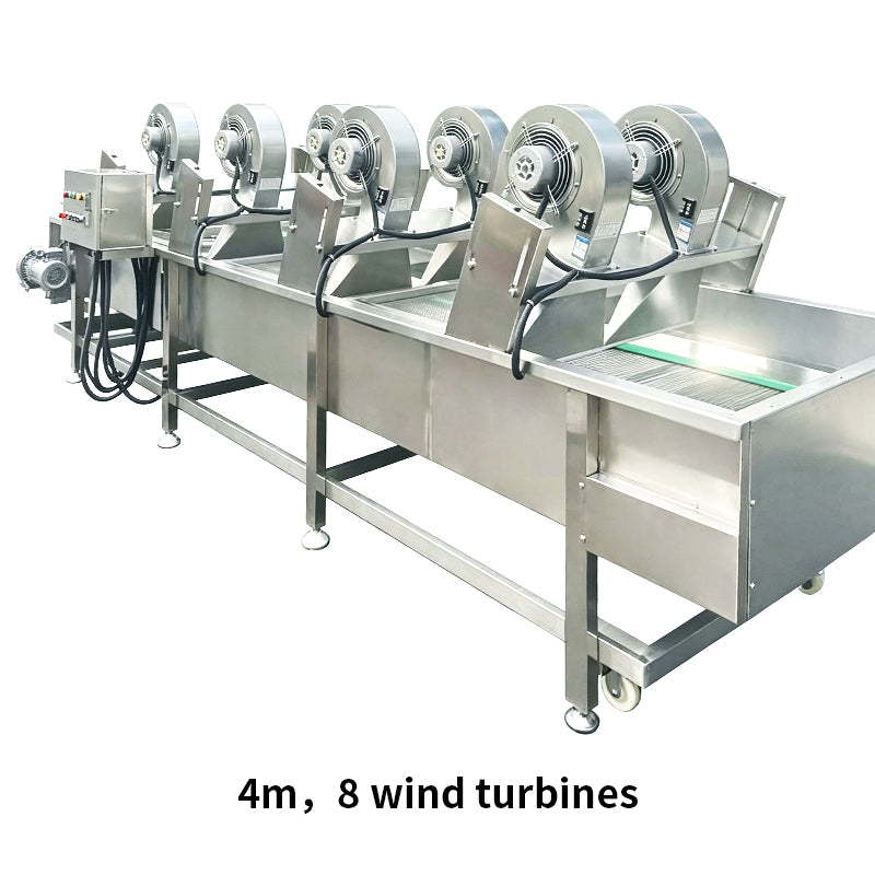 Rapid Cool: ZONESUN ZS-CT5 Industrial Air-Cooling Mesh Belt Conveyor for Roasted Nuts & Fried Foods