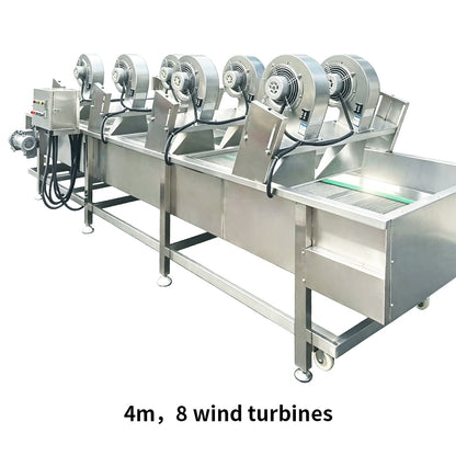 Rapid Cool: ZONESUN ZS-CT5 Industrial Air-Cooling Mesh Belt Conveyor for Roasted Nuts & Fried Foods