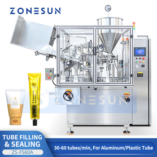 ZONESUN ZS-FS60A Automatic Aluminum &amp; Plastic Tube Filling and Sealing Machine