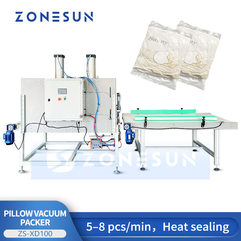 ZONESUN ZS-XD100 Automatic Vacuum Compression Packing Machine for Pillows and Bedding