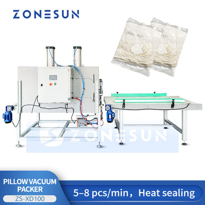 ZONESUN ZS-XD100 Automatic Vacuum Compression Packing Machine for Pillows and Bedding