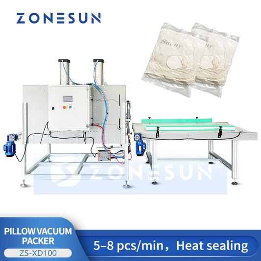 ZONESUN ZS-XD100 Automatic Vacuum Compression Packing Machine for Pillows and Bedding