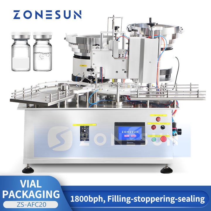 ZONESUN ZS-AFC20 Automatic Monoblock Vial Packaging Machine for Penicillin Bottles