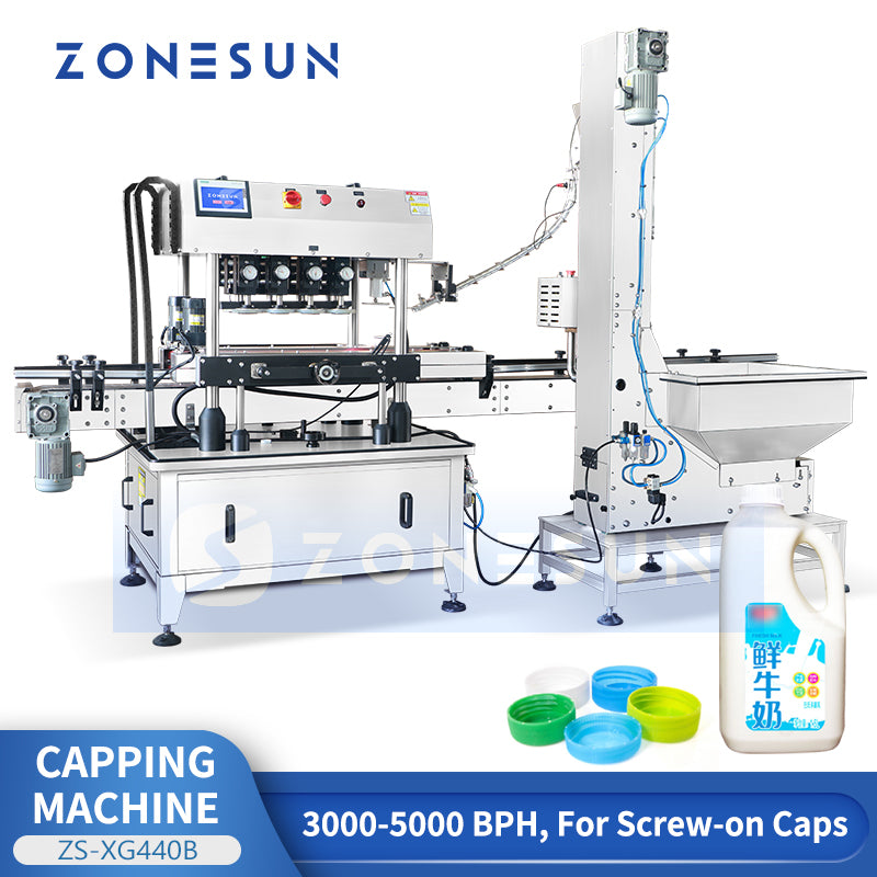 Zonesun ZS-XG440B Automatic High-Speed Press and Screw Capping  Machine