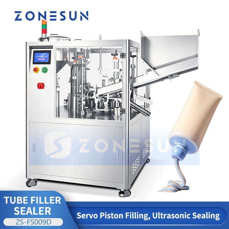 ZONESUN ZS-FS009D Automatic Double Head Syringe Filling and Sealing Machine for A+B Products