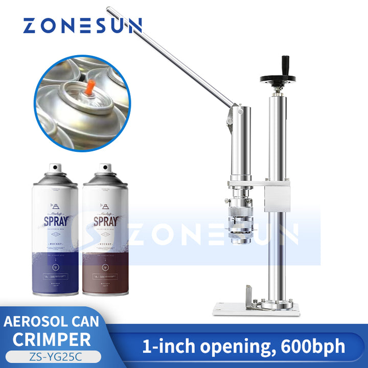 ZONESUN ZS-YG25C Manual Aerosol Can Crimper