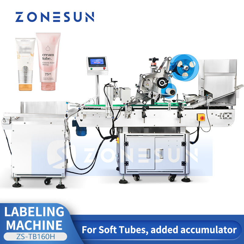 Zonesun ZS-TB160H Empty Tube Label Applicator – Zonesun Auto Pack