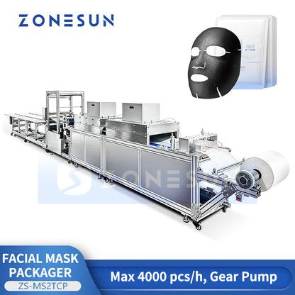 ZONESUN ZS-MS2TCP Automatic Hydrogel Facial Mask Cutting Machine