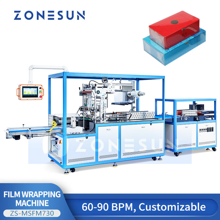 ZONESUN ZS-MSFM730 Automatic Transparent Film Overwrapping Machine