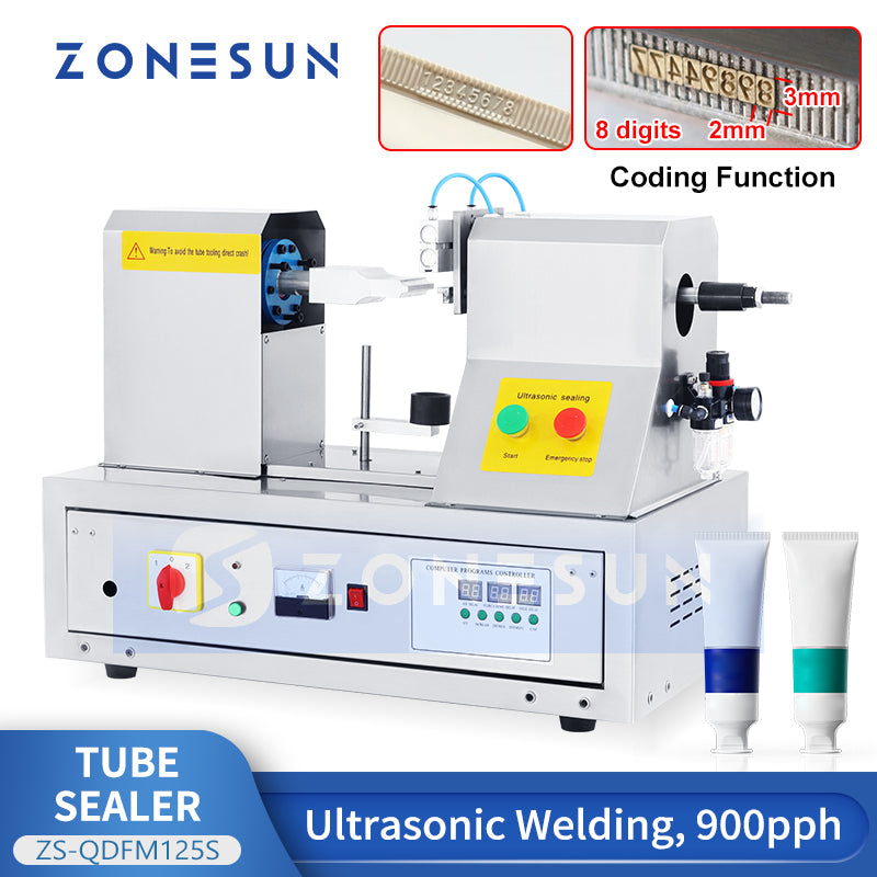 ZONESUN QDFM-125S Ultrasonic Plastic Tube Sealing Machine Applications