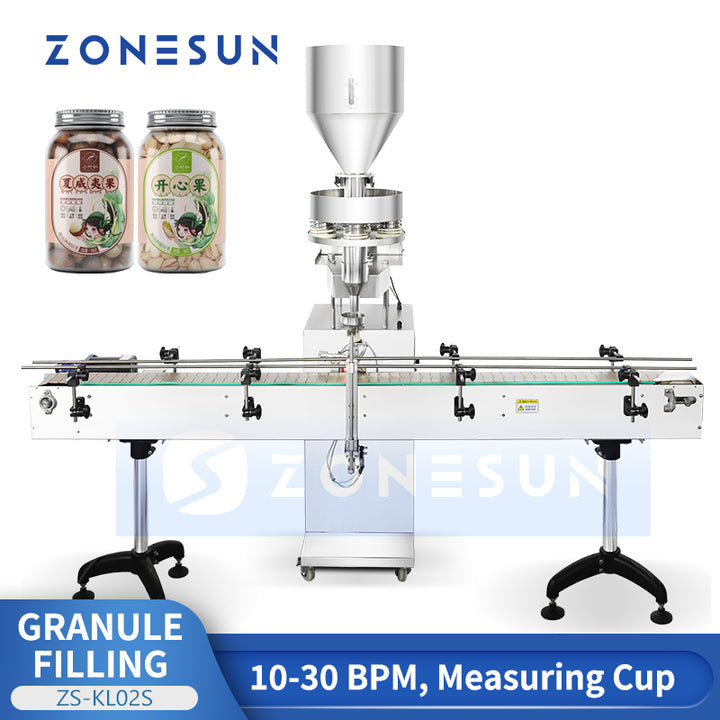 ZONESUN ZS-KL02S Automatic Volumetric Cup Granule Filling Machine
