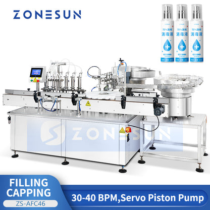 Monoblock filling capping machine