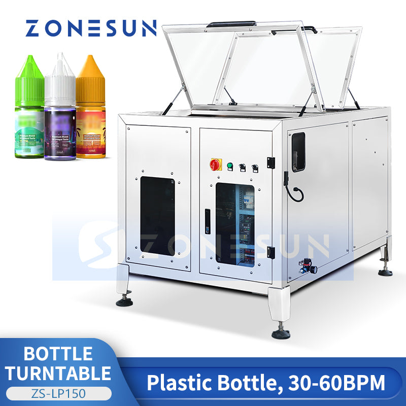 ZONESUN ZS-LP150 Automatic Round Bottle Turntable Machine for Efficient Feeding in Packaging Lines