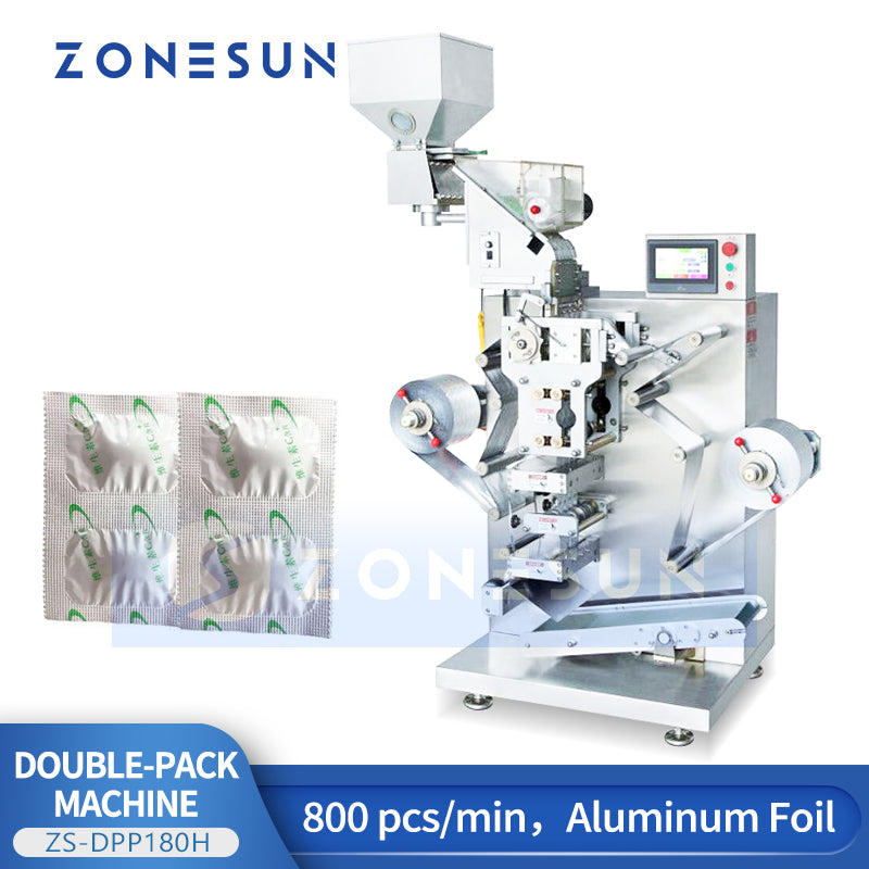 ZONESUN ZS-DPP180H: High-Speed Automatic Candy & Food Aluminum Blister Strip Packaging Machine