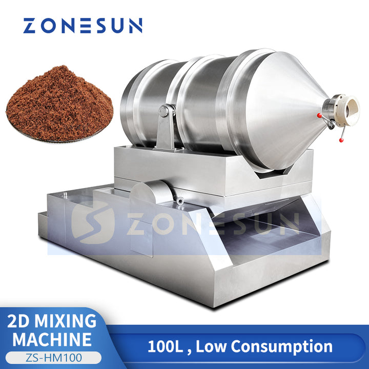 ZONESUN ZS-HM100 Two-Dimensional Motion Mixer for Dry Powders and Granules