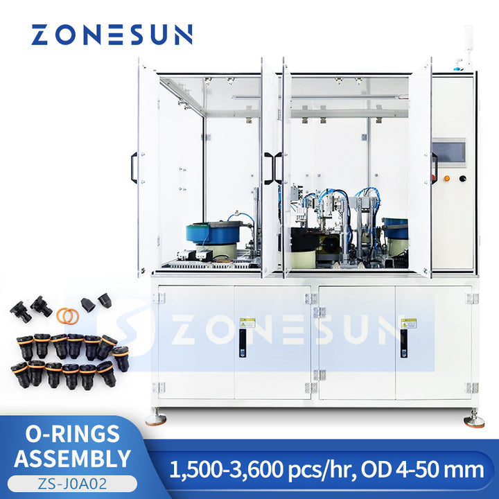 ZONESUN ZS-J0A02 Fully Automatic O-Ring Assembly & Sealing Machine