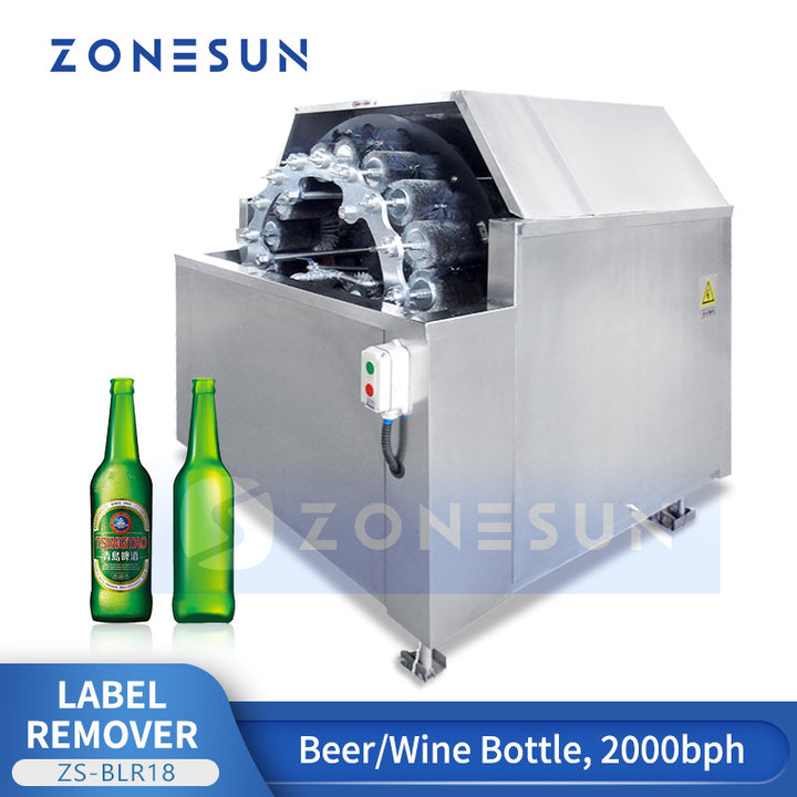 Zonesun ZS-BLR18 Bottle Label Remover Machine For Wine and Beer