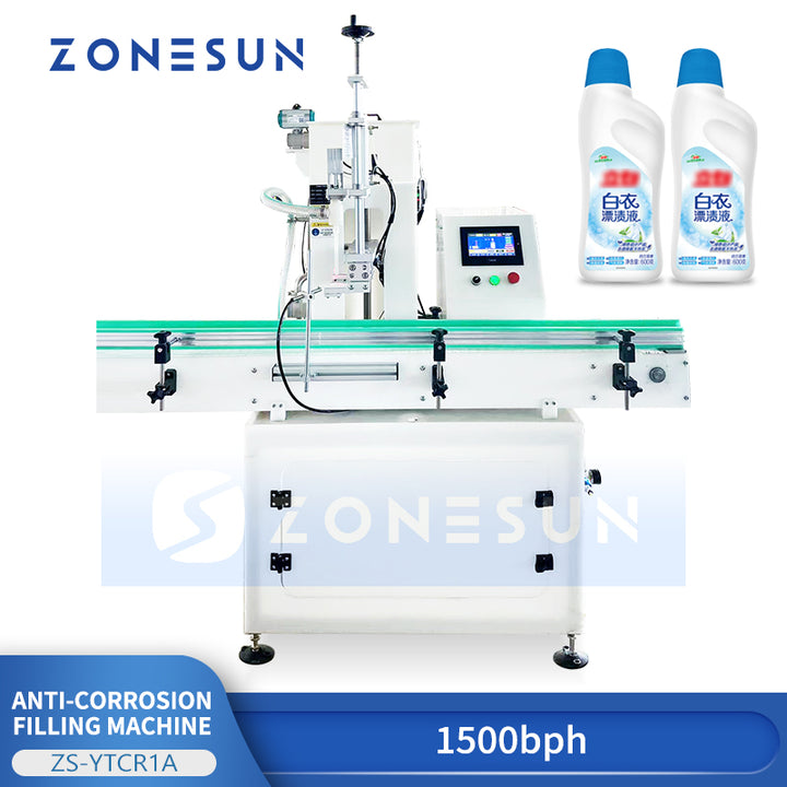 Zonesun ZS-YTCR1A Automatic Corrosive Liquid Filler for Chemical Bottling