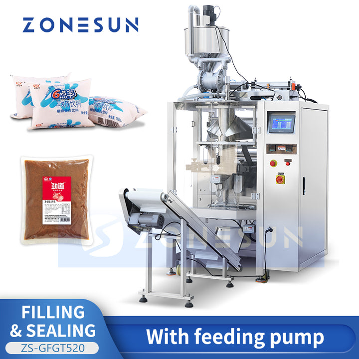 Zonesun ZS-GFGT520 Automatic Paste Pouch Packaging Machine