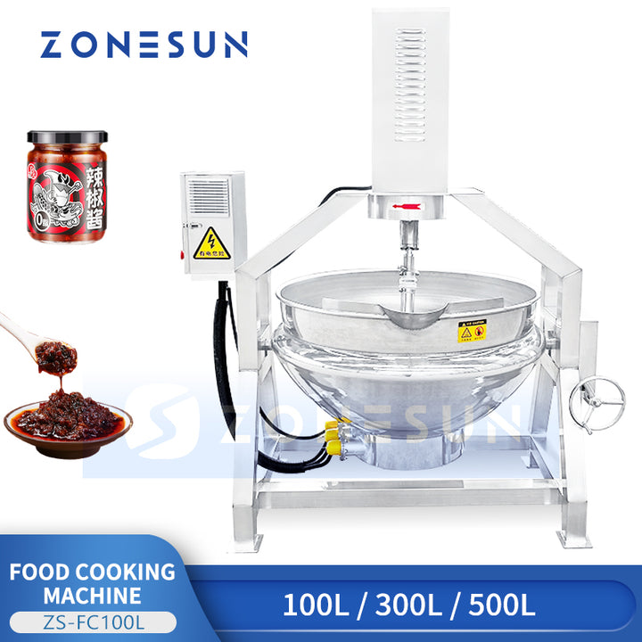 Zonesun ZS-FC100L Commercial Electric  Cooking Tank Heating & Stirring Boil Pot