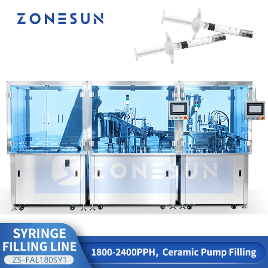 ZONESUN ZS-FAL180SY1 Automatic Prefilled Syringe Filling and Capping Production Line