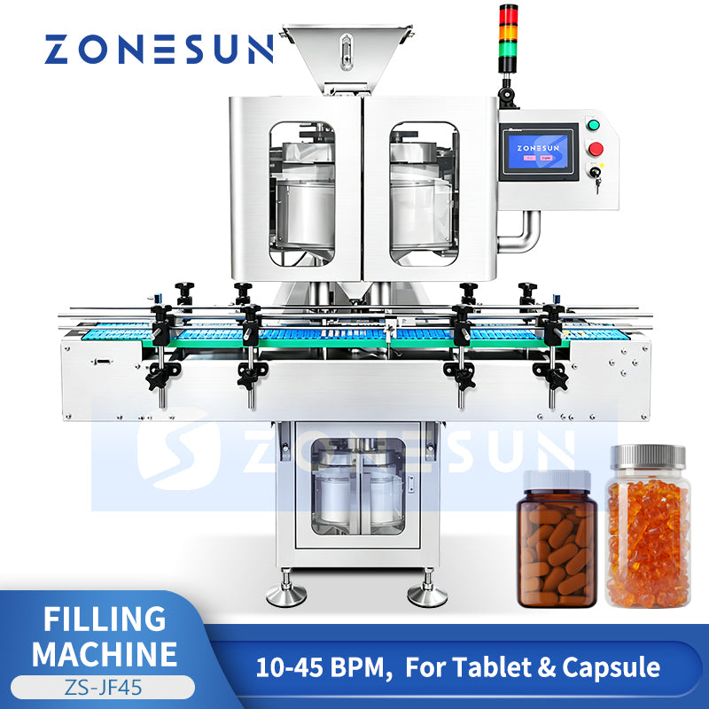 ZONESUN ZS-JF45 Automatic Electronic Tablet  Capsule Counting and Bottle Filling Machine