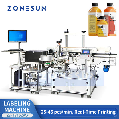 Auto Real-Time Printing Wrap-Around Labeling Machine