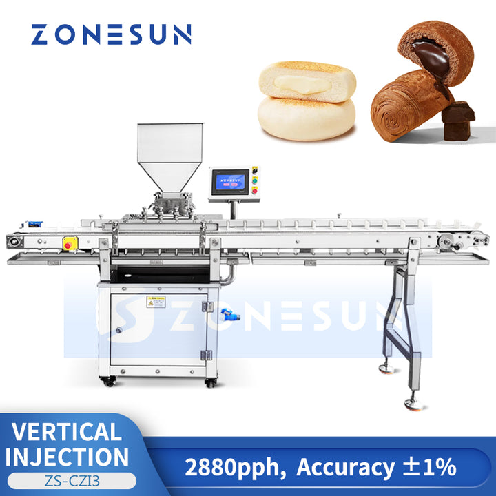 Zonesun ZS-CZI3 Bread Filling Machine Cake Jams Injection Machine