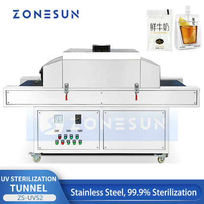 ZONESUN ZS-UVS2 UV Sterilization Tunnel for Industrial Disinfection