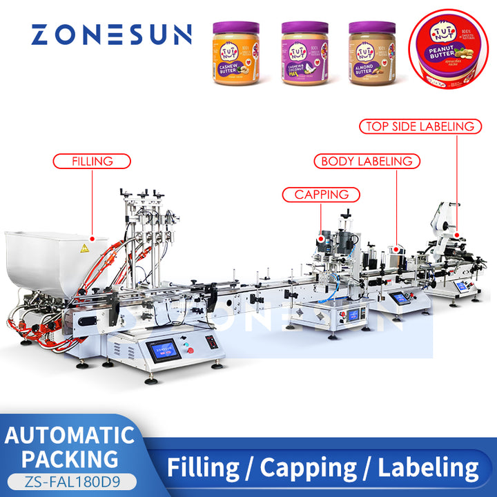 Zonesun ZS-FAL180D9 Packaging Line | Creamy Products