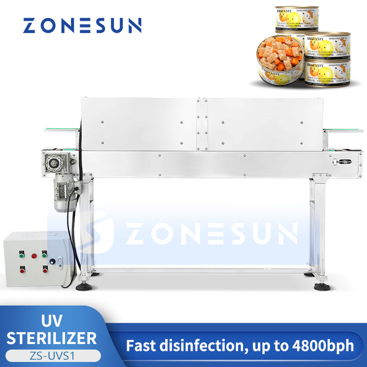 Zonesun ZS-UVS1 UV Sterilizer Tunnel Bottle Sterilization Machine